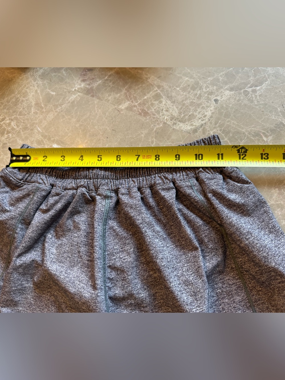 Lululemon Hotty Hot Shorts in Heather Lux Multi Heathered Black Size 4 - Picture 12 of 12